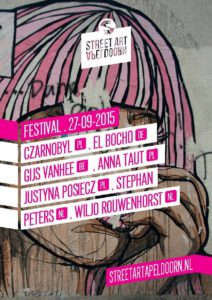 El Bocho op flyer Street Art Festival 2015