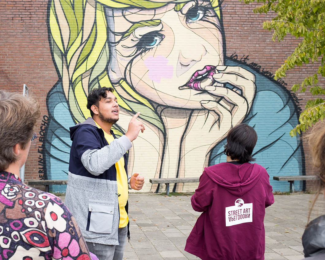 Street Art met rappende rondleiders